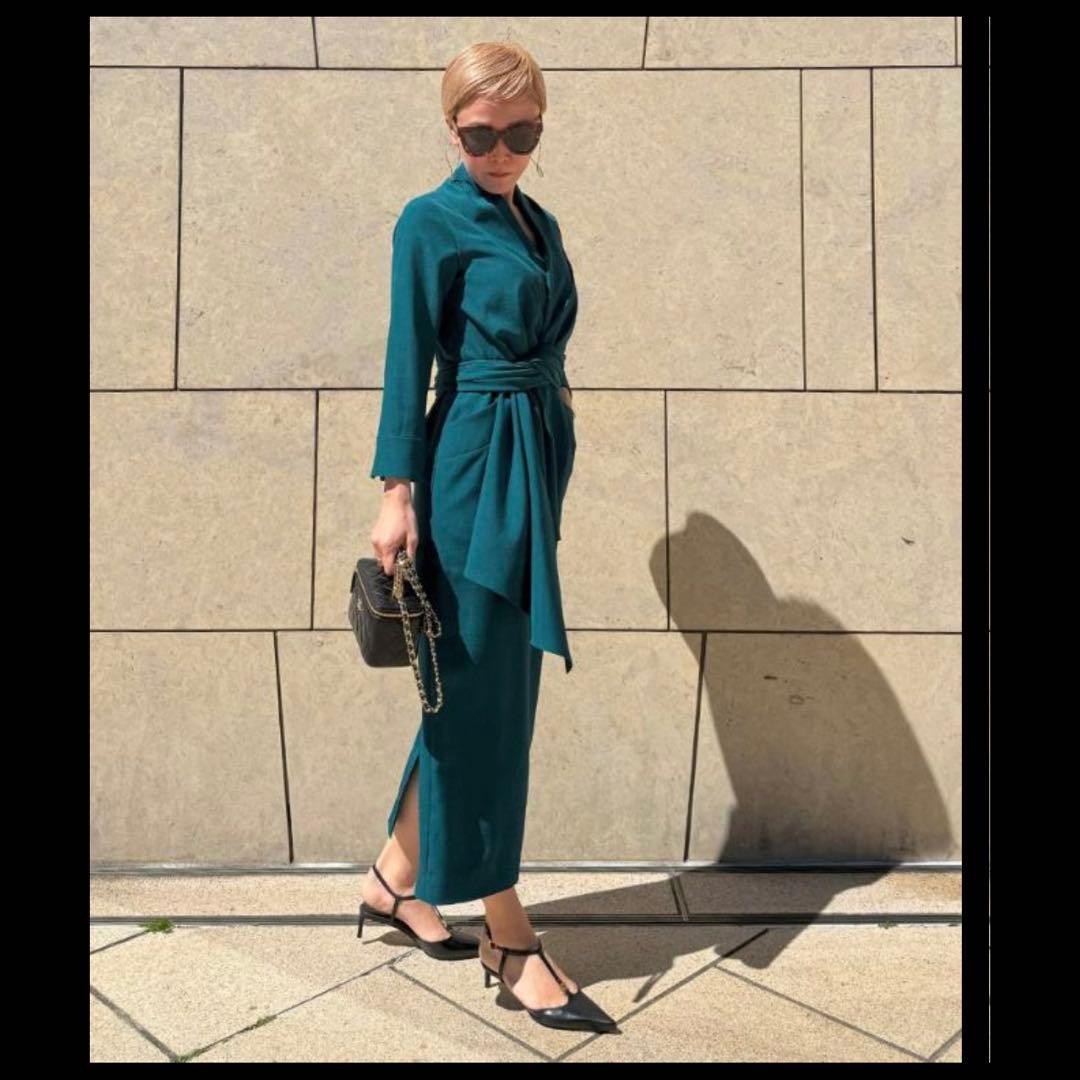 元値27500円★JENNE★ カシュクールドレープワンピース