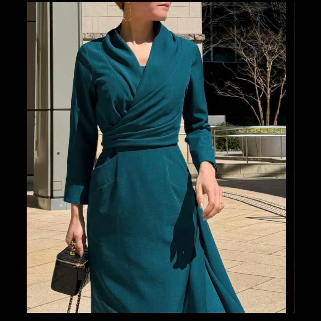 元値27500円★JENNE★ カシュクールドレープワンピース