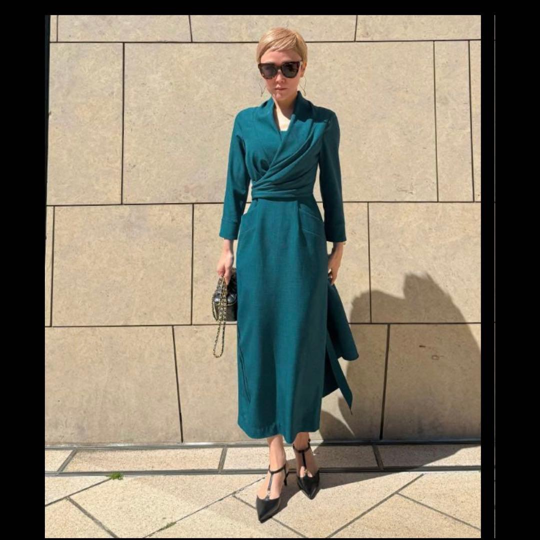 元値27500円★JENNE★ カシュクールドレープワンピース