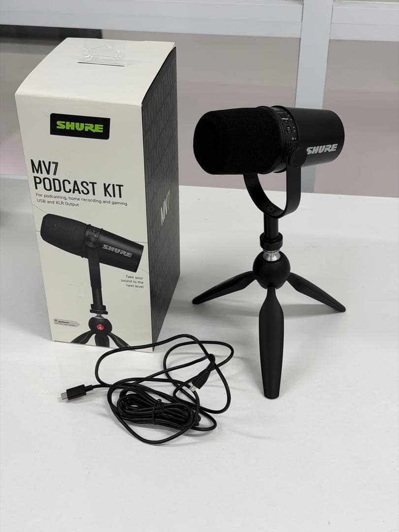 SHURE MV7 PODCAST KIT マイクキット スタンド付