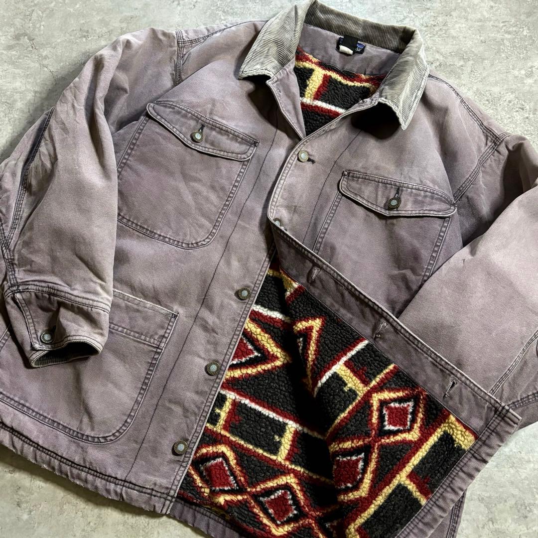 神フェード 90s patagoniaパタゴニア ヌエボレンジコート アステカ柄