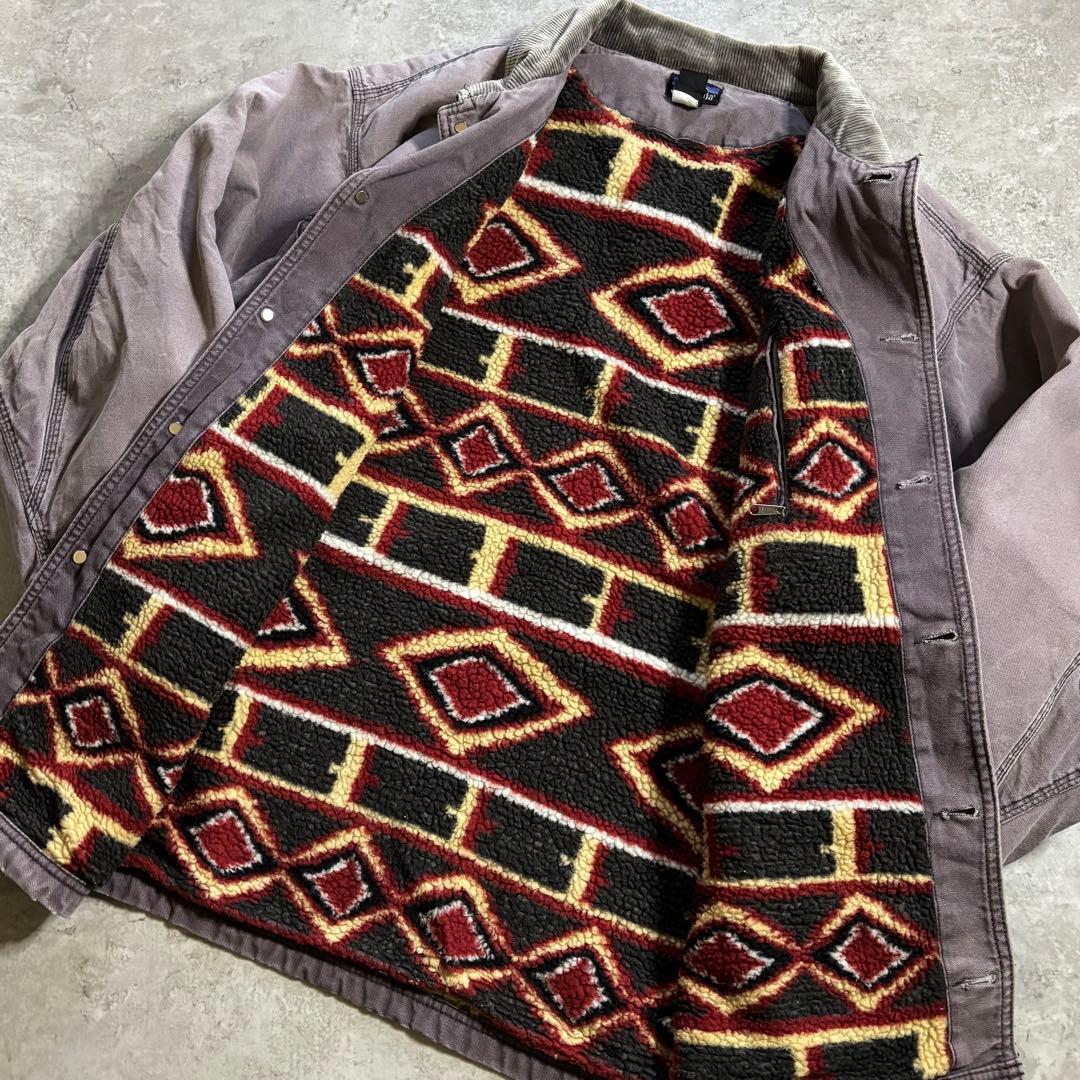 神フェード 90s patagoniaパタゴニア ヌエボレンジコート アステカ柄