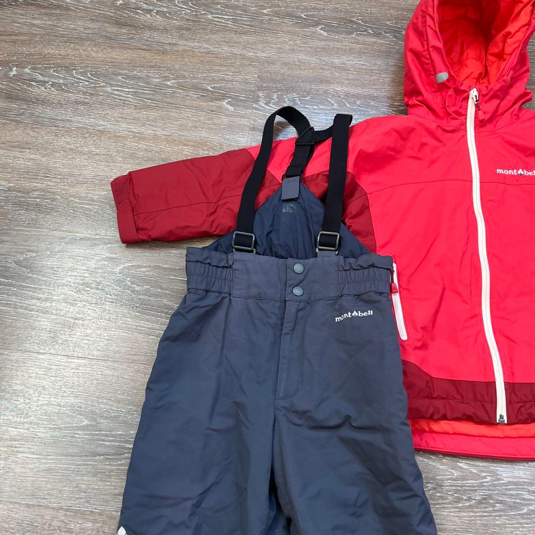 mont-bell モンベル　120 男の子　　女の子スキーウェア　スノーウェア