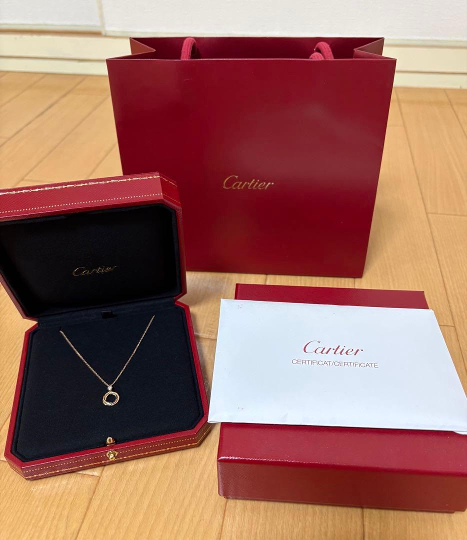 新品未使用カルティエ　トリニティネックレス
