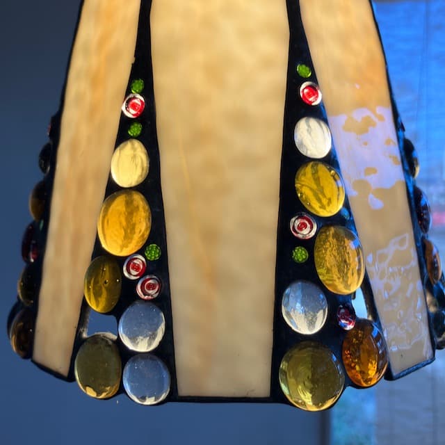 ヴィンテージ ステンドグラス 吊り下げ 照明 ランプ ライト ペンダントライト