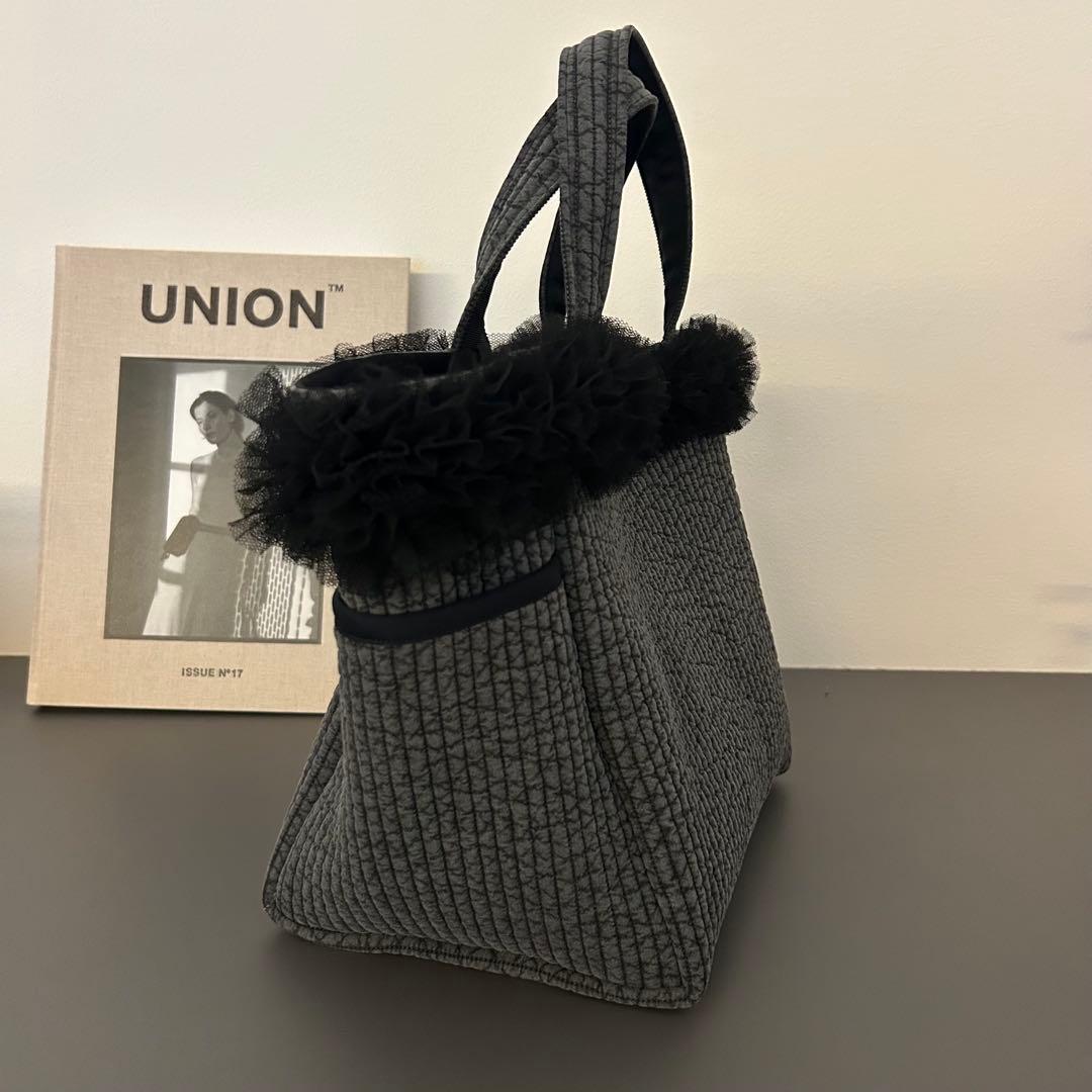 mimi様☆大人気！ダブルチュール付きヌビバッグ