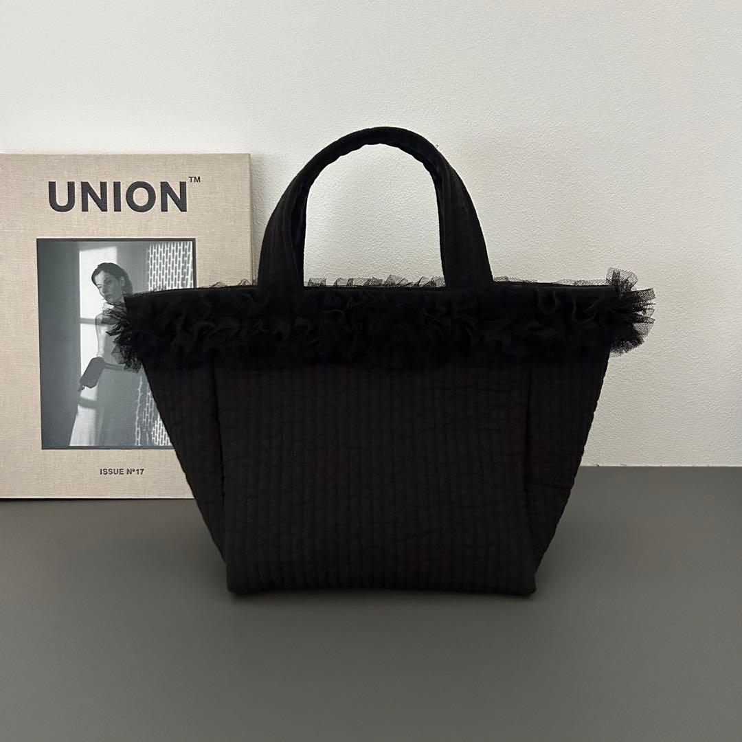 mimi様☆大人気！ダブルチュール付きヌビバッグ