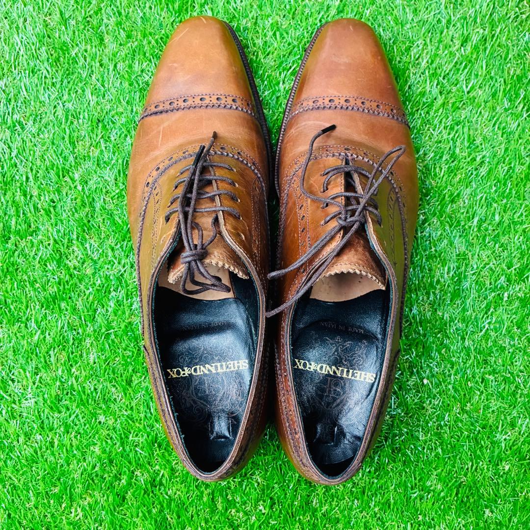 【REGAL最高級ライン】SHETLANDFOX 革靴 内羽根 6½(25)