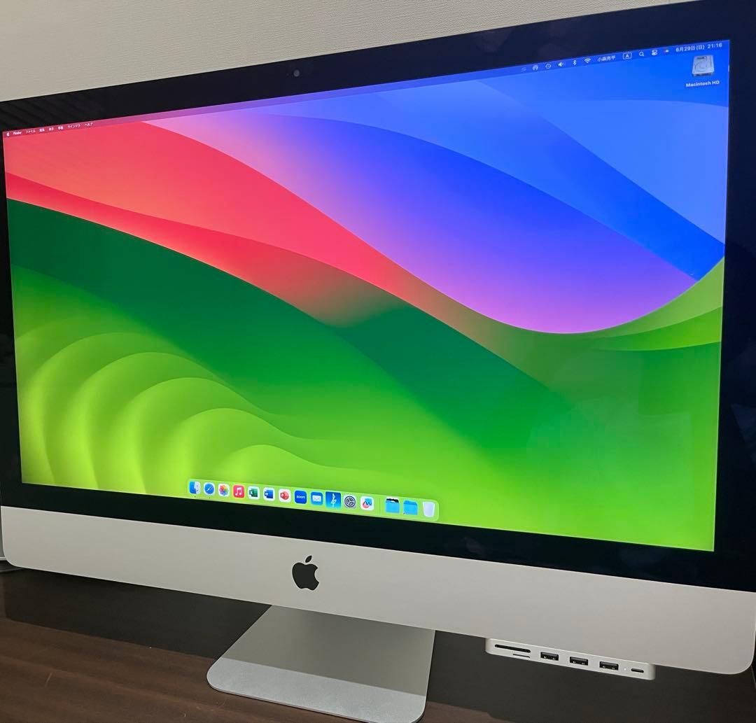 【メモリ増設済40G】iMac Retina 5K 27inc 2019 1TB