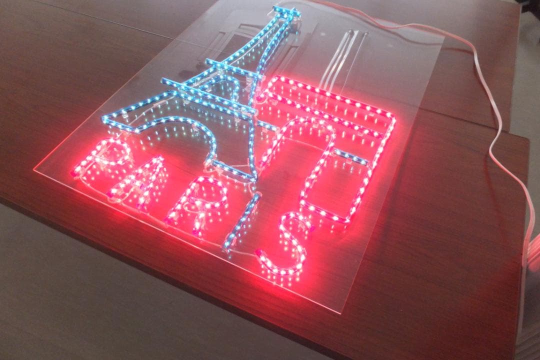 ネオン管（本物）PARISエッフェル塔