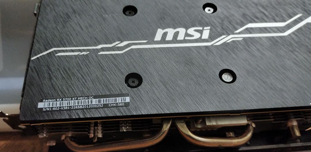 ジャンク　MSI RADEON　RX5700 XT MACH OC　グラボ