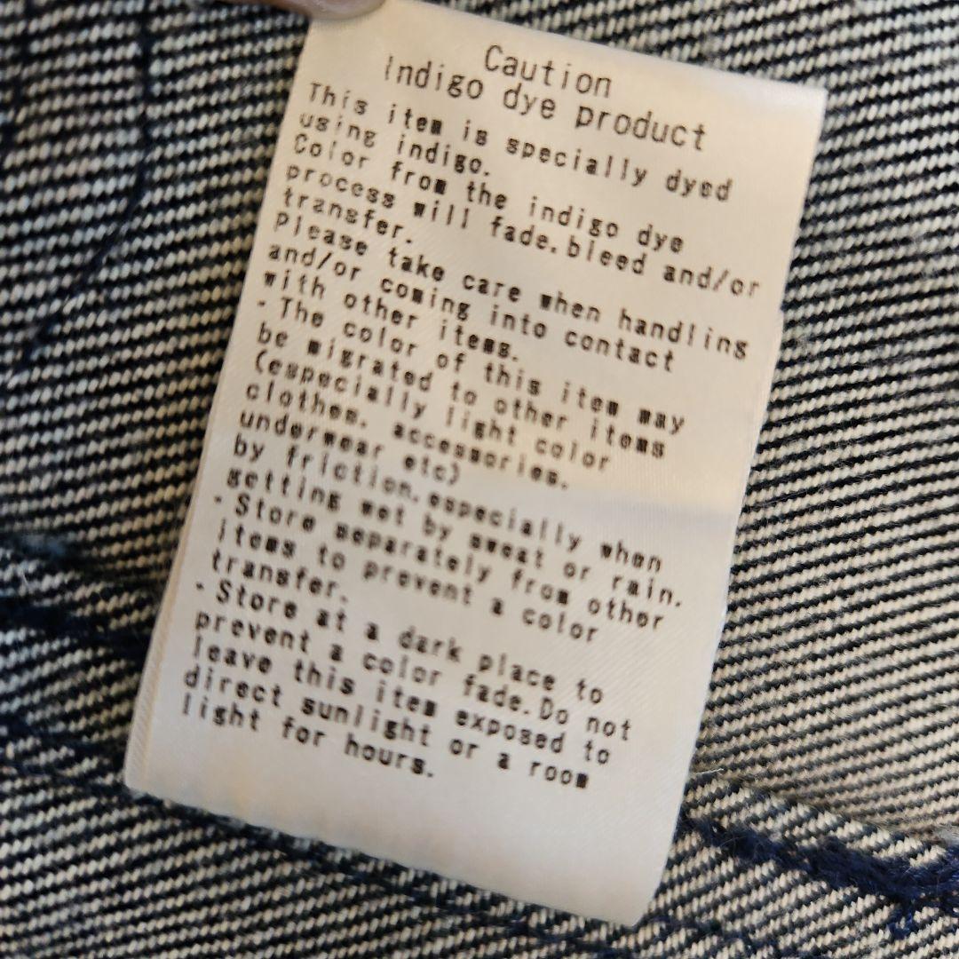 ハ*ー様 FDMTL 野良着 羽織り 刺し子調 インディゴ 藍染