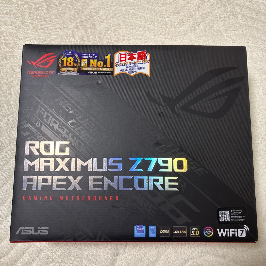 ASUS ROG MAXIMUS Z790 APEX ENCORE 現状品