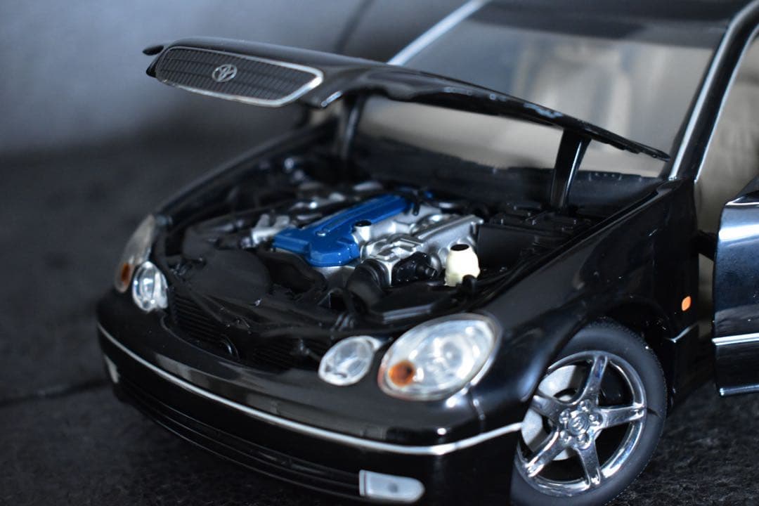 1/18 オートアート トヨタ アリスト V300 2JZ フルディティール