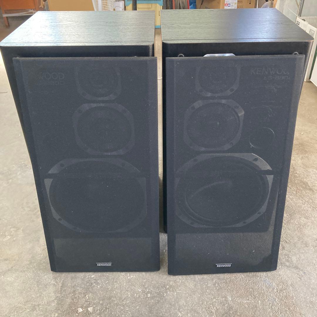 n*n様 ケンウッド ls-880d スピーカーセット 木目調 黒 ブラック