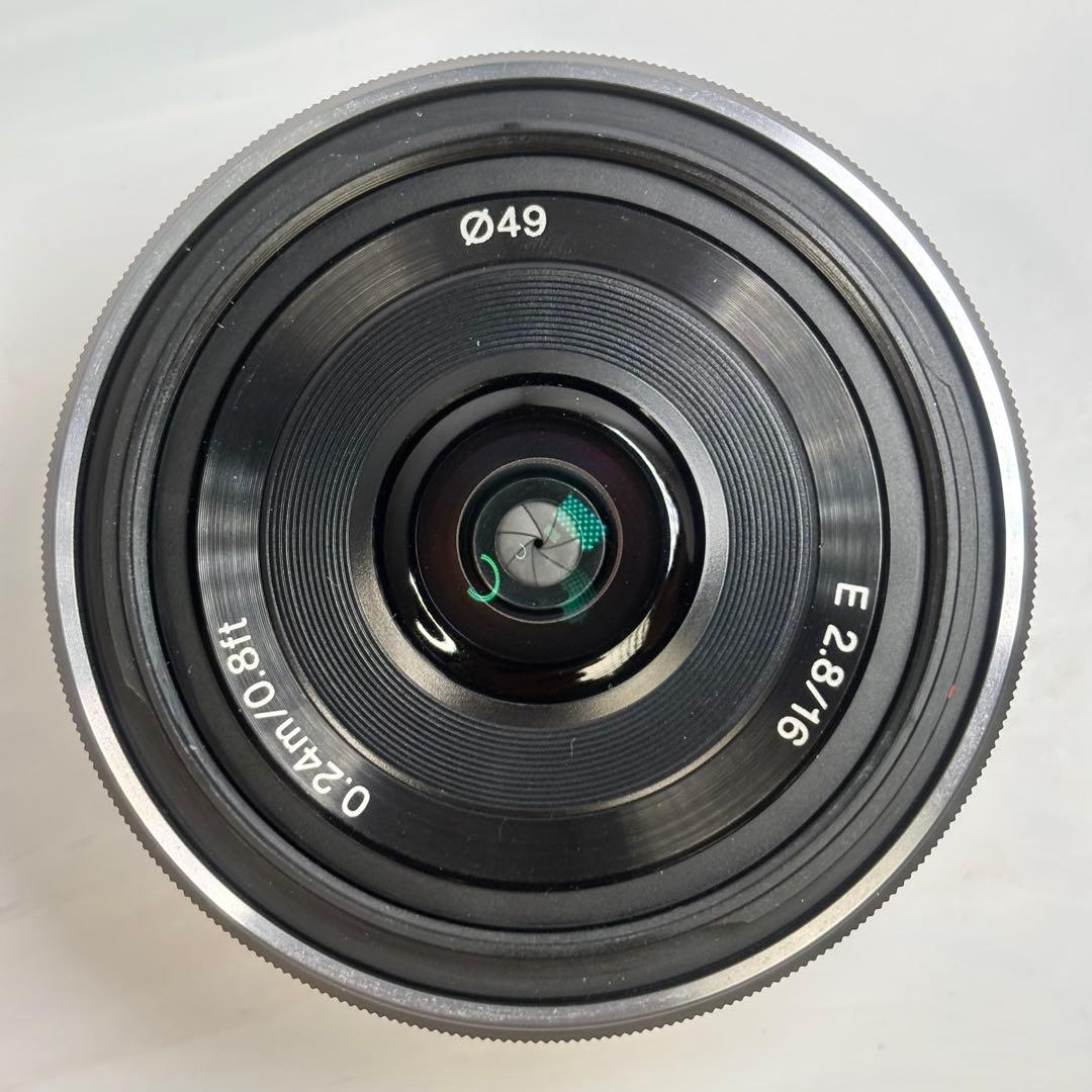 【美品】SONY E 16mm F2.8 レンズ 19721126 ggl