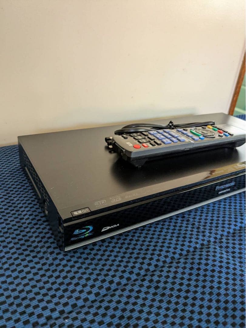 【ラスト値下げ】Panasonic ブルーレイレコーダー リモコン付き