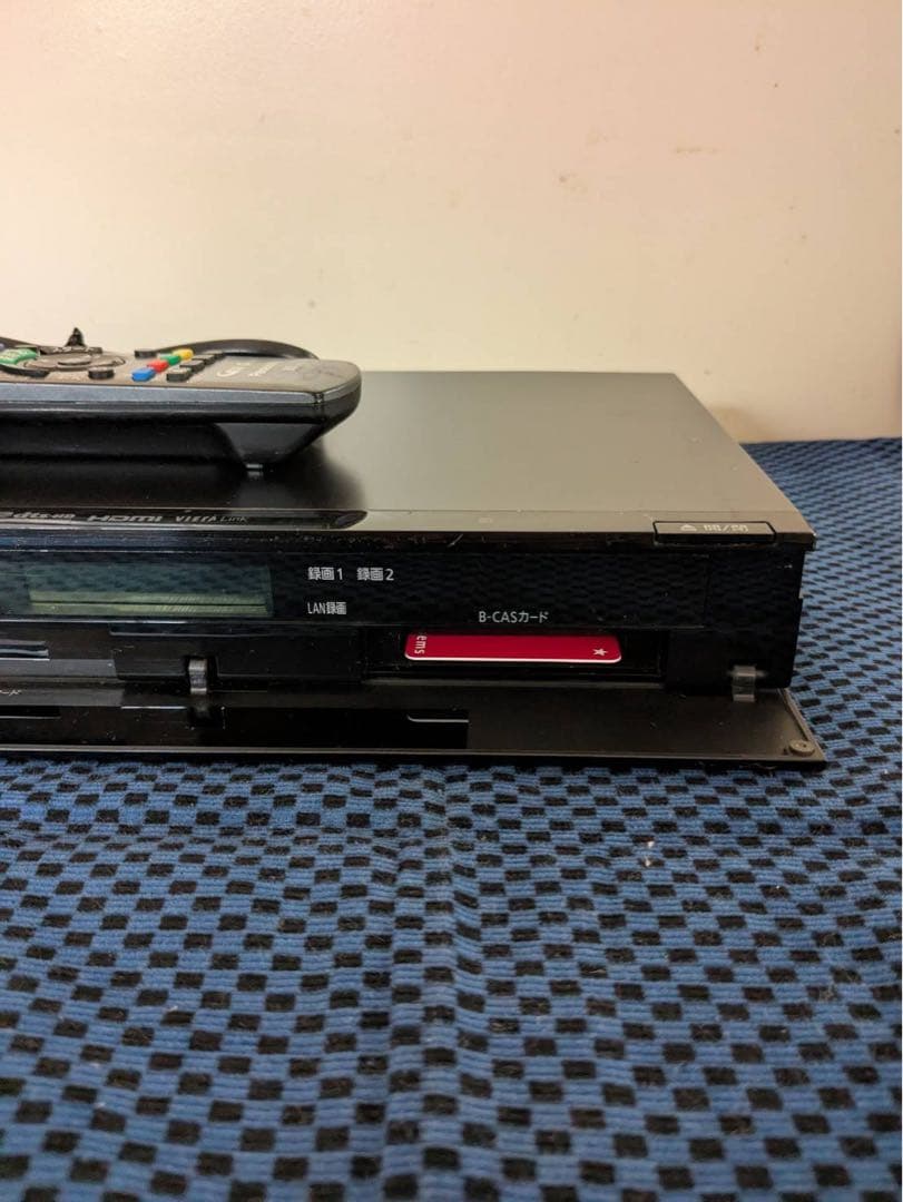 【ラスト値下げ】Panasonic ブルーレイレコーダー リモコン付き
