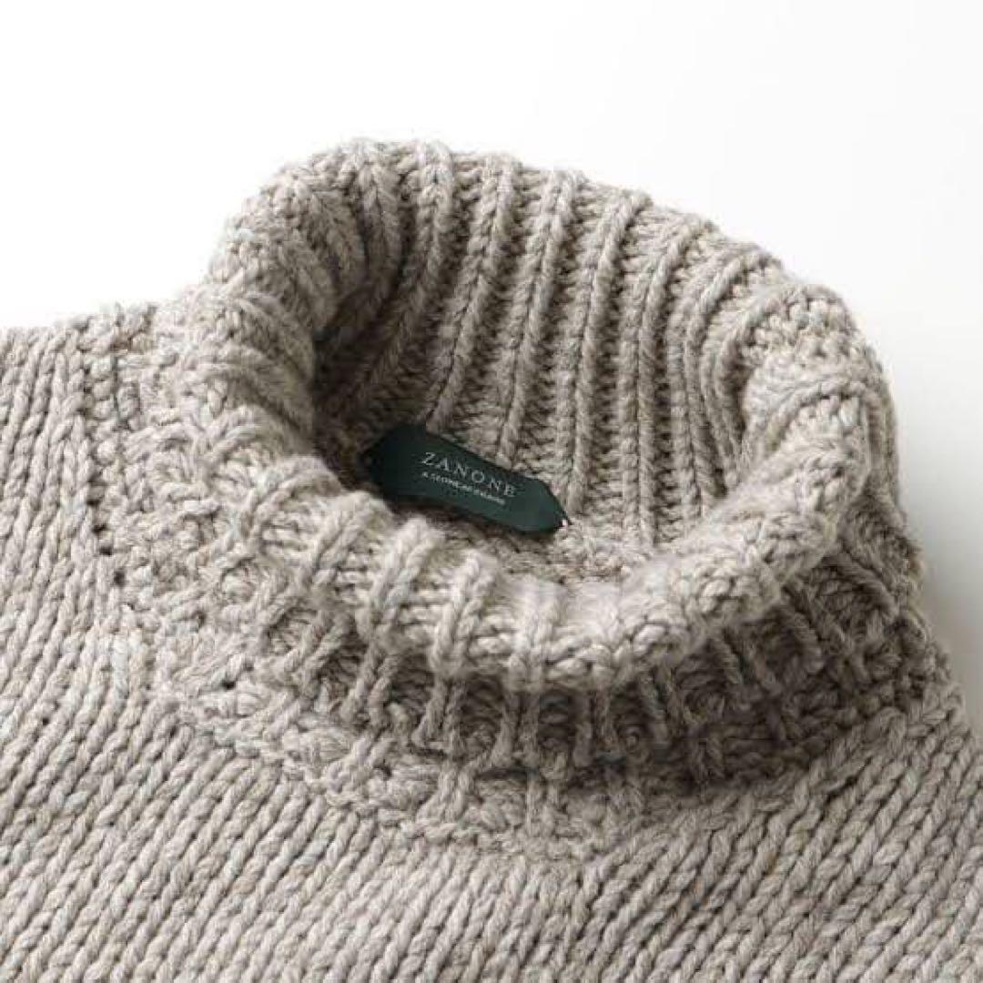 ZANONE YAK wool／turtle neck