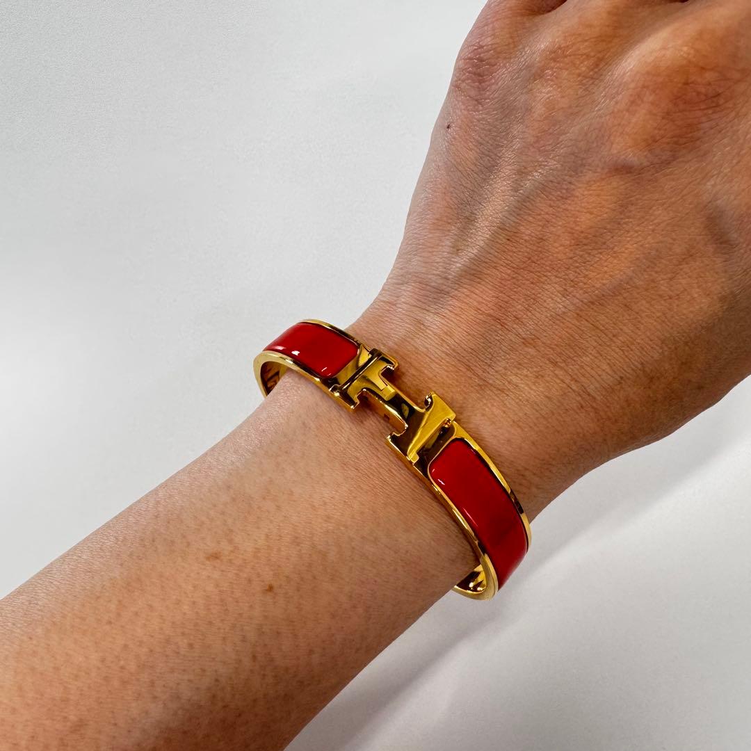 美品！！【HERMES】バングル クリッククラック ブレスレット