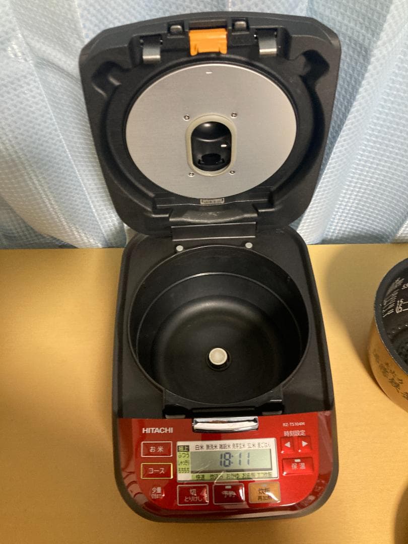 ★美品★２1年製日立 圧力&スチームIHジャー炊飯器 5.5合RZ-TS104M