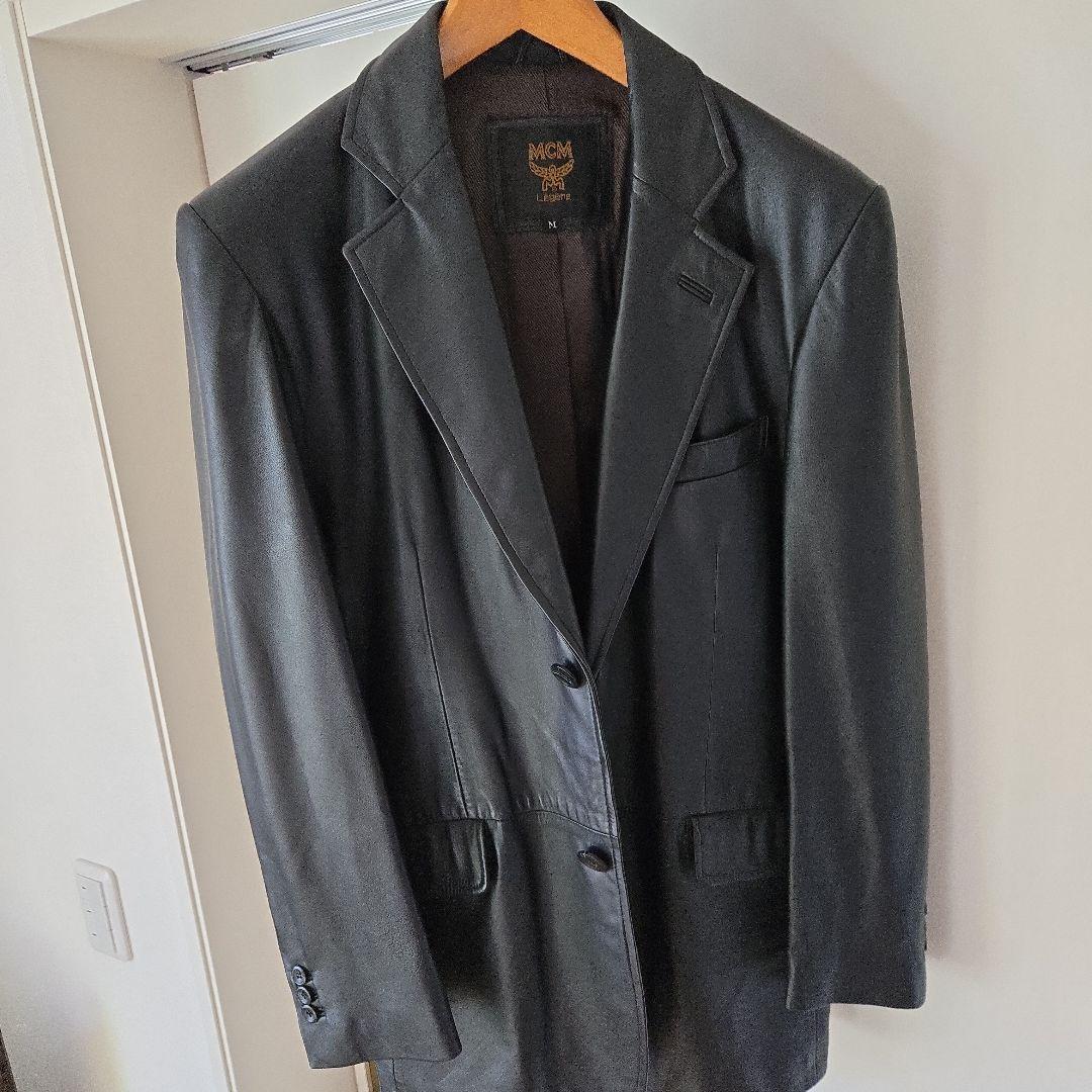 も*く様 美品《早い者勝ちです》【MCM】高級ラム羊革レザー｛日本サイズ｝『L』