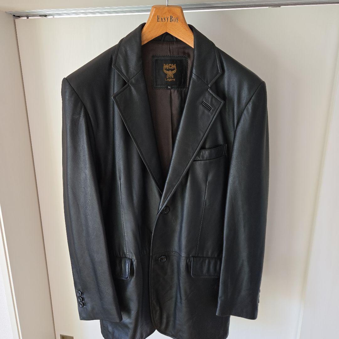 も*く様 美品《早い者勝ちです》【MCM】高級ラム羊革レザー｛日本サイズ｝『L』
