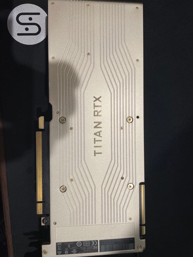 NVIDIA TITAN RTX ゴールド　24GB