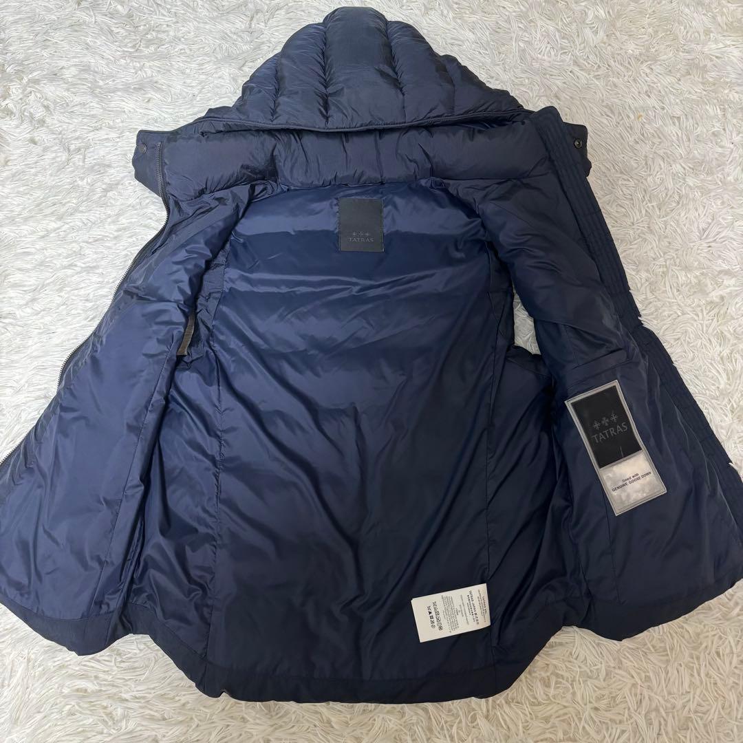極美品 TATRAS タトラス CURONE 現行タグ ダウンベスト ネイビー