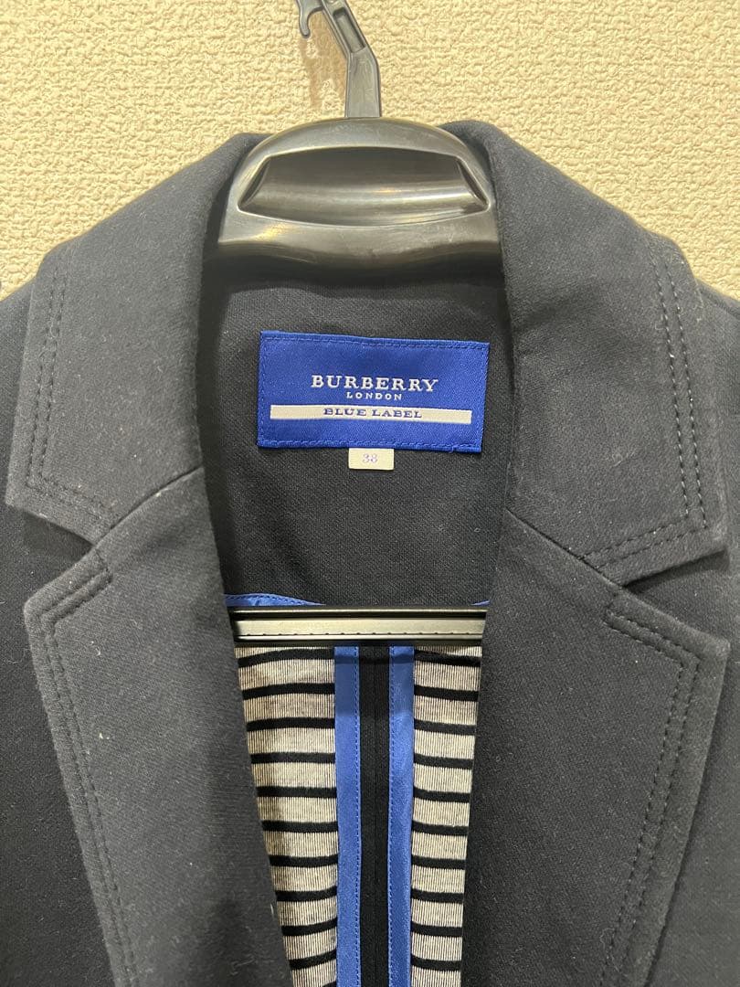BURBERRY BLUE LABEL ネイビー テーラードジャケット M