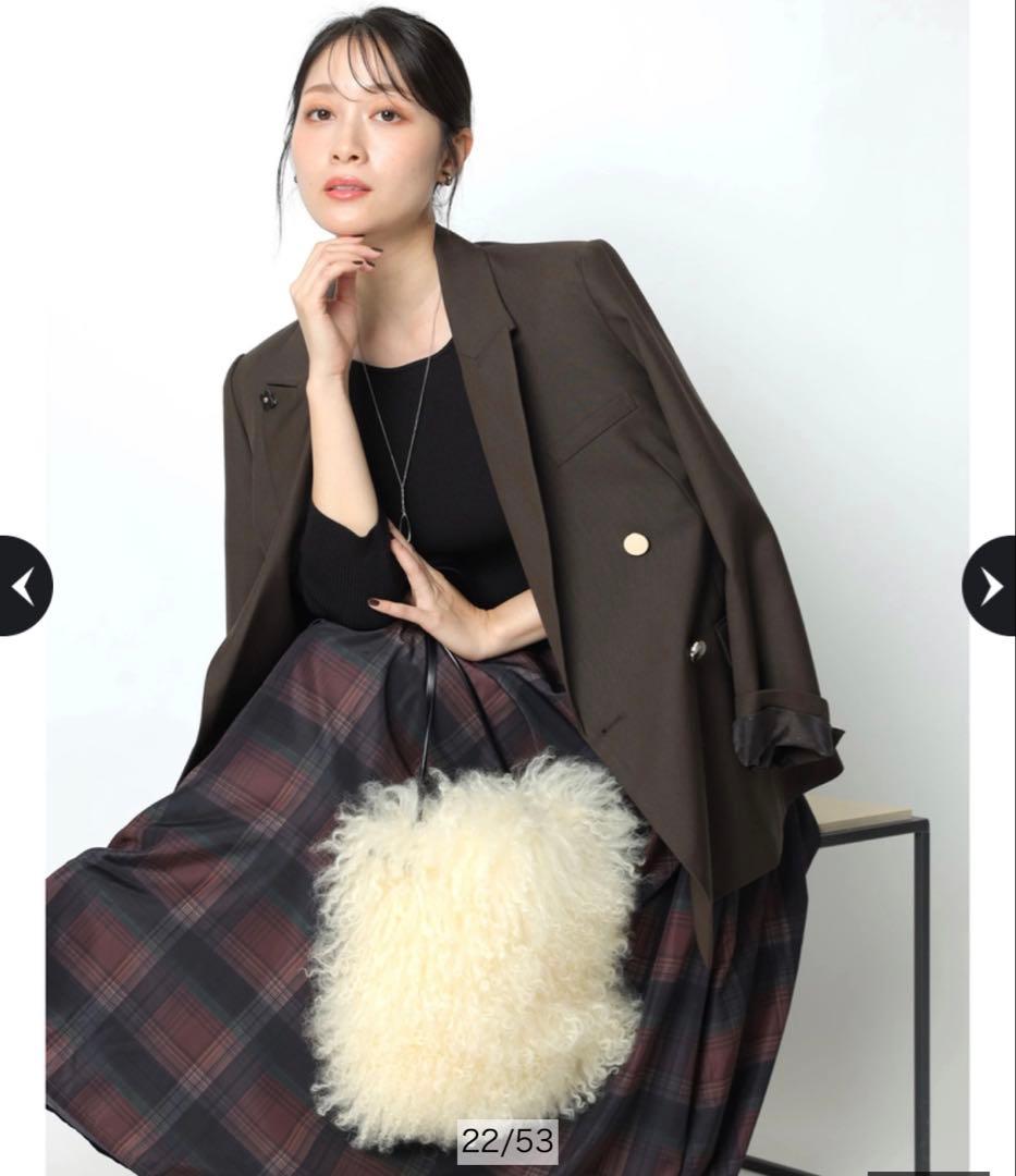 Apuweiser-riche ピン付テーラージャケット1新品タグ付き　ブラウン