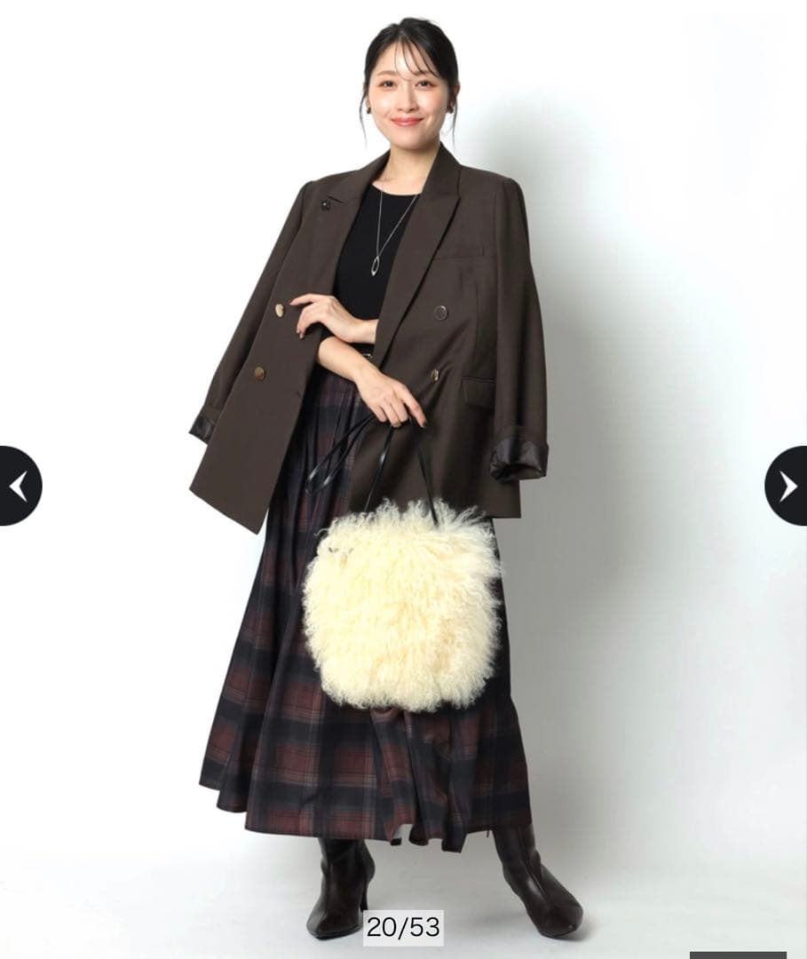 Apuweiser-riche ピン付テーラージャケット1新品タグ付き　ブラウン