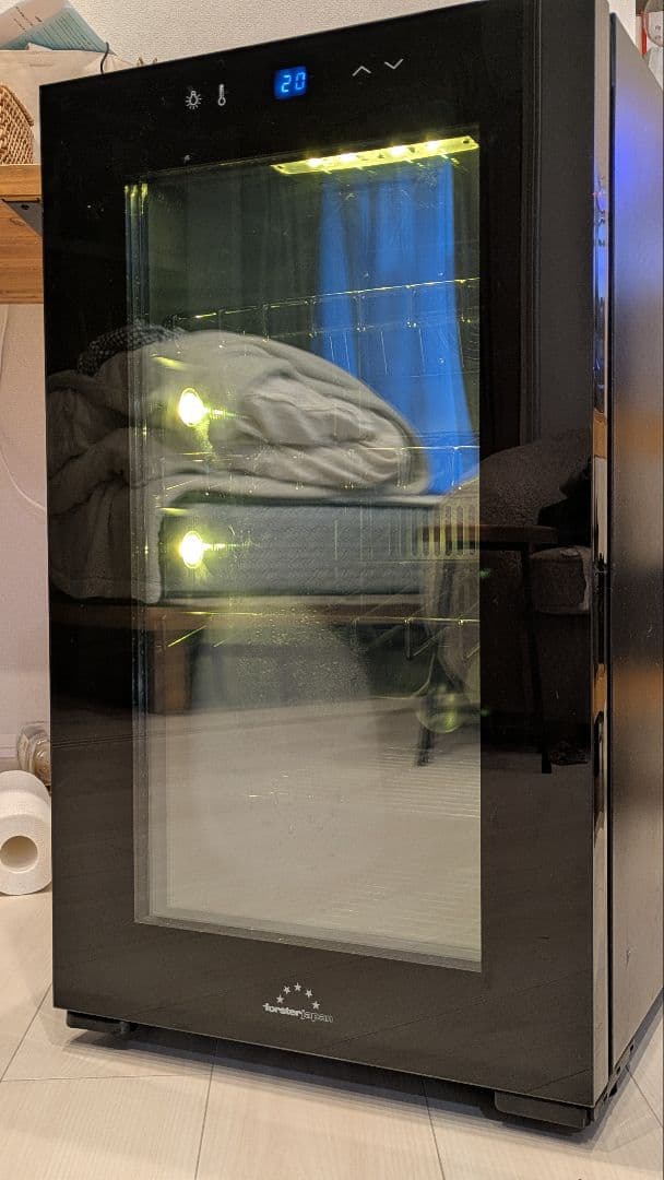 ★送料込　コンプレッサー式ワインセラー フォルスター　ブラック