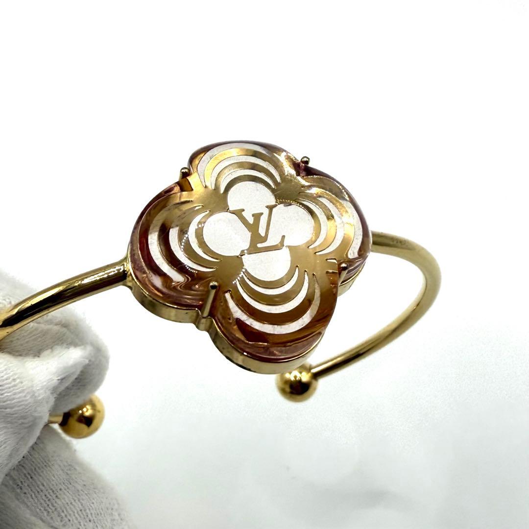 ルイヴィトン モノグラムフラワー バングル 美品