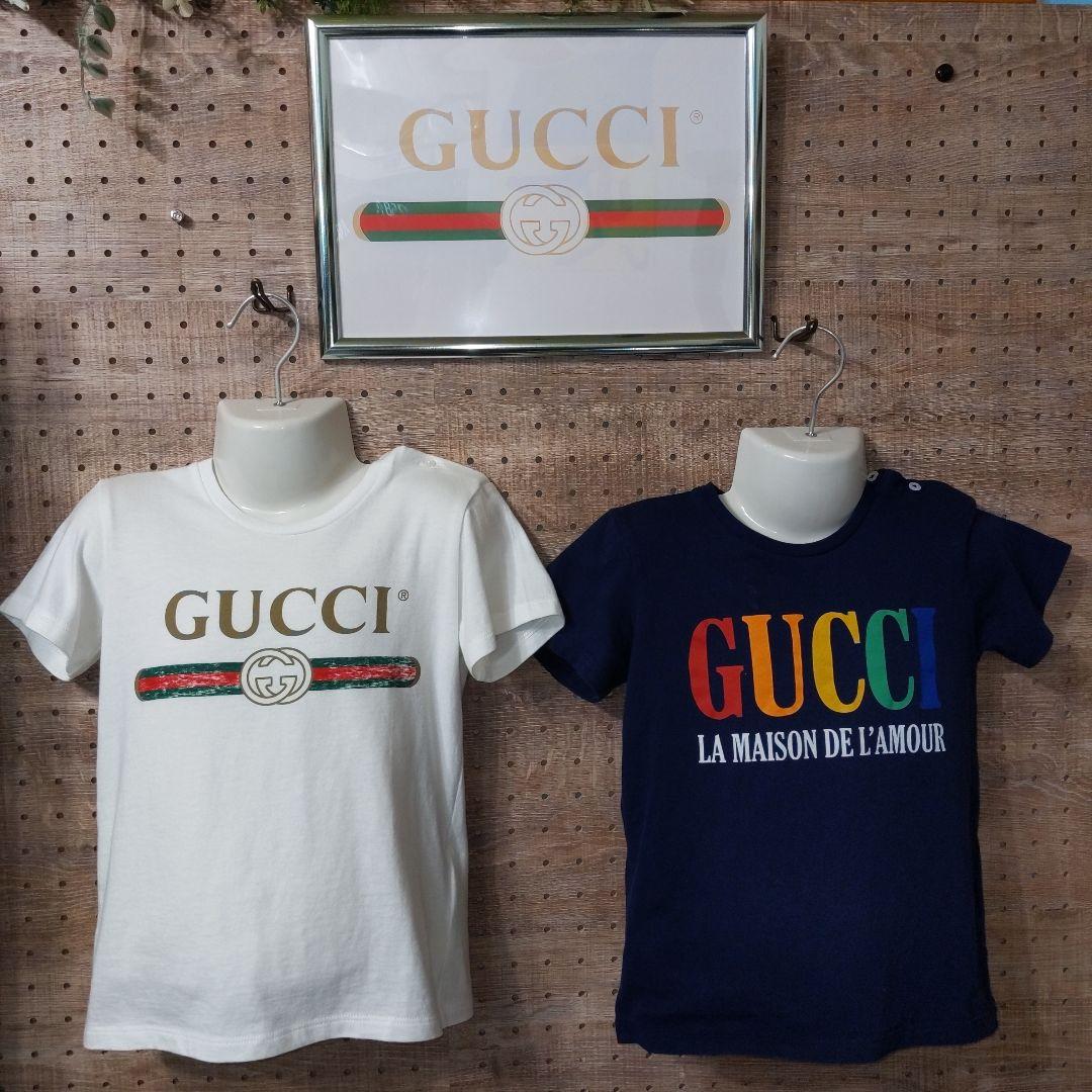 GUCCIキッズTシャツセット GUCCIベビーTシャツ グッチキッズTシャツ