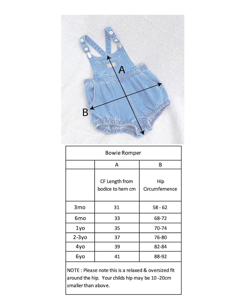 【TWIN COLLECTIVE】Bowie Bubble Romper 3y