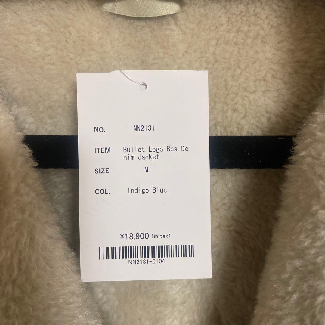 ジャケット・アウター 9090 Bullet Logo Boa Denim Jacket M