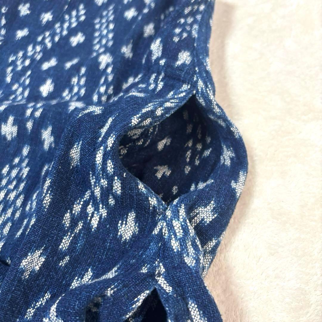 うさとの服　インディゴ　藍染　タンクトップ　チュニック　F