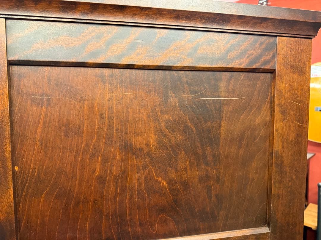 送料込み‼️ 北海道民芸家具 ワードローブ 洋服ダンス 樺材 キャビネット