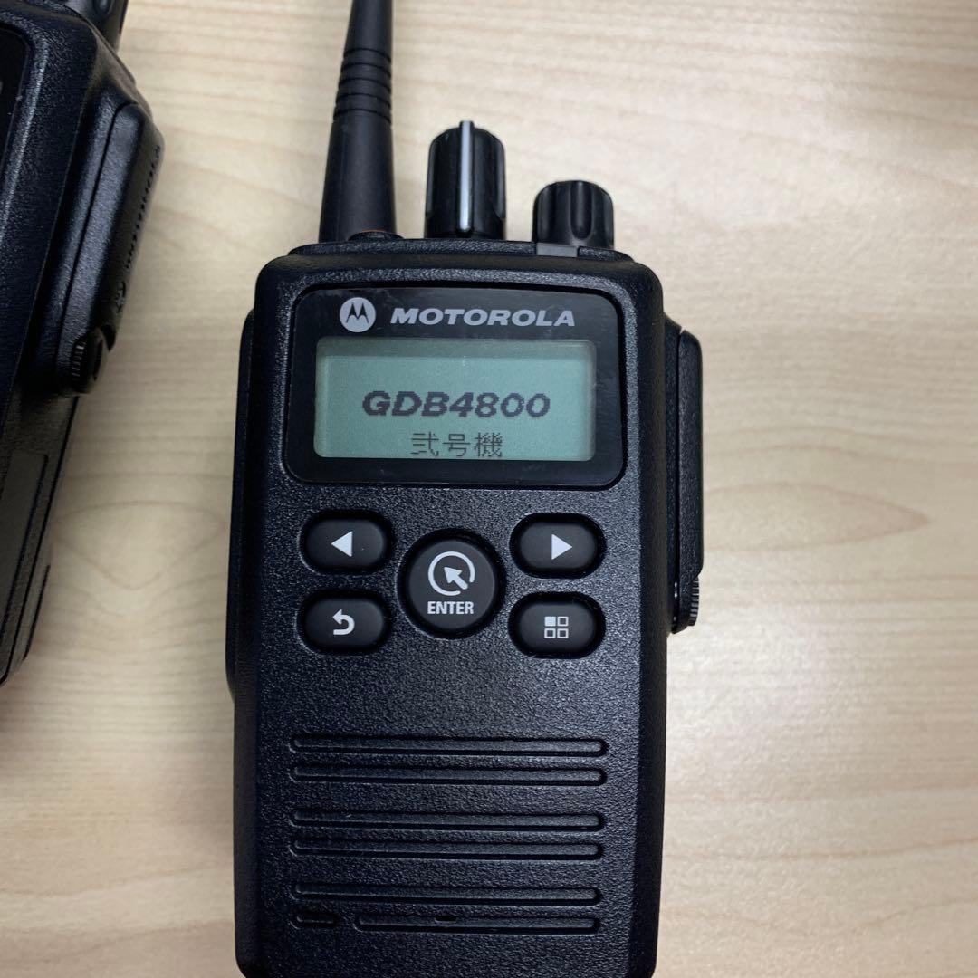 モトローラ　デジタル簡易無線　5W GDB4800 2台セット