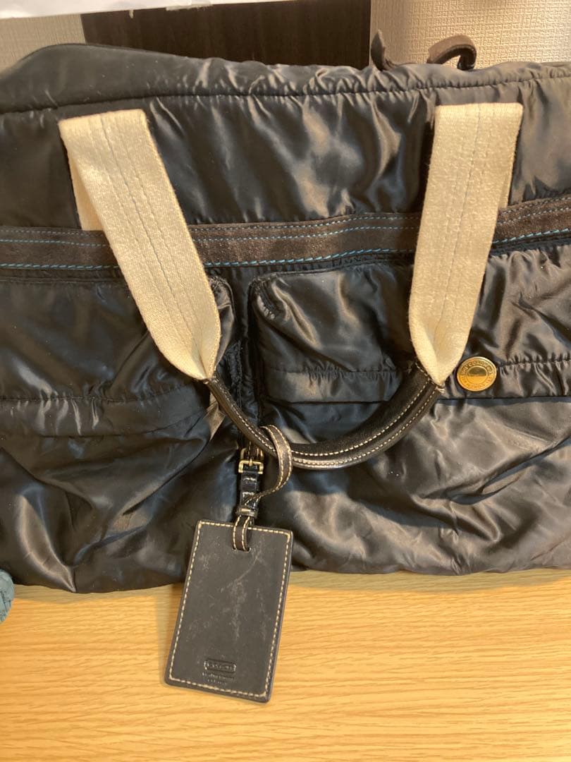 COACH コーチボストンバッグ肩掛け大容量ユニセックス黒C05Kー5084