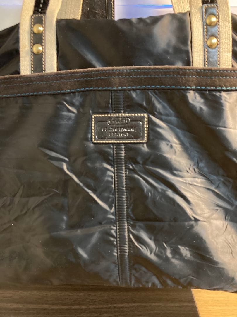 COACH コーチボストンバッグ肩掛け大容量ユニセックス黒C05Kー5084