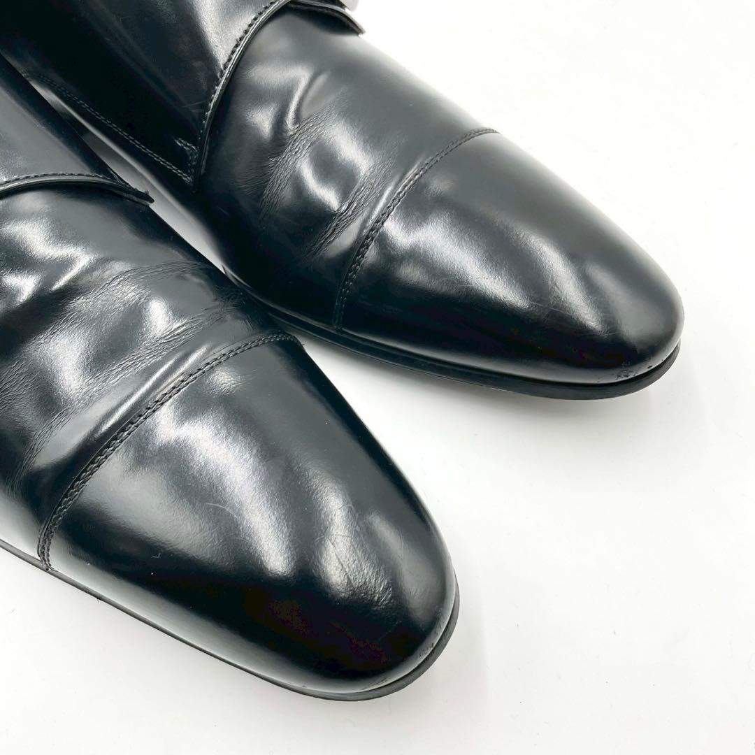 リーガル 636R ダブルモンク ブラック 25.5cm 本革 Y1238