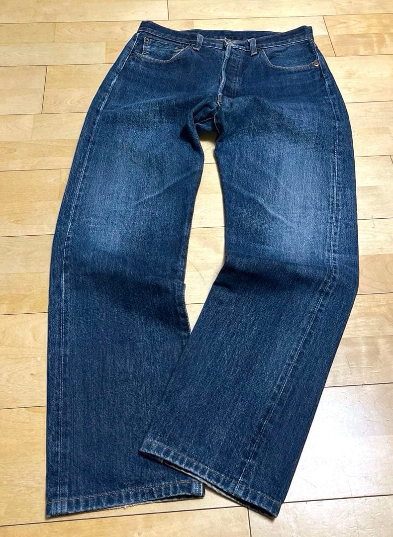 90s リーバイス501 50s-xx 革パッチ 赤耳 LVC