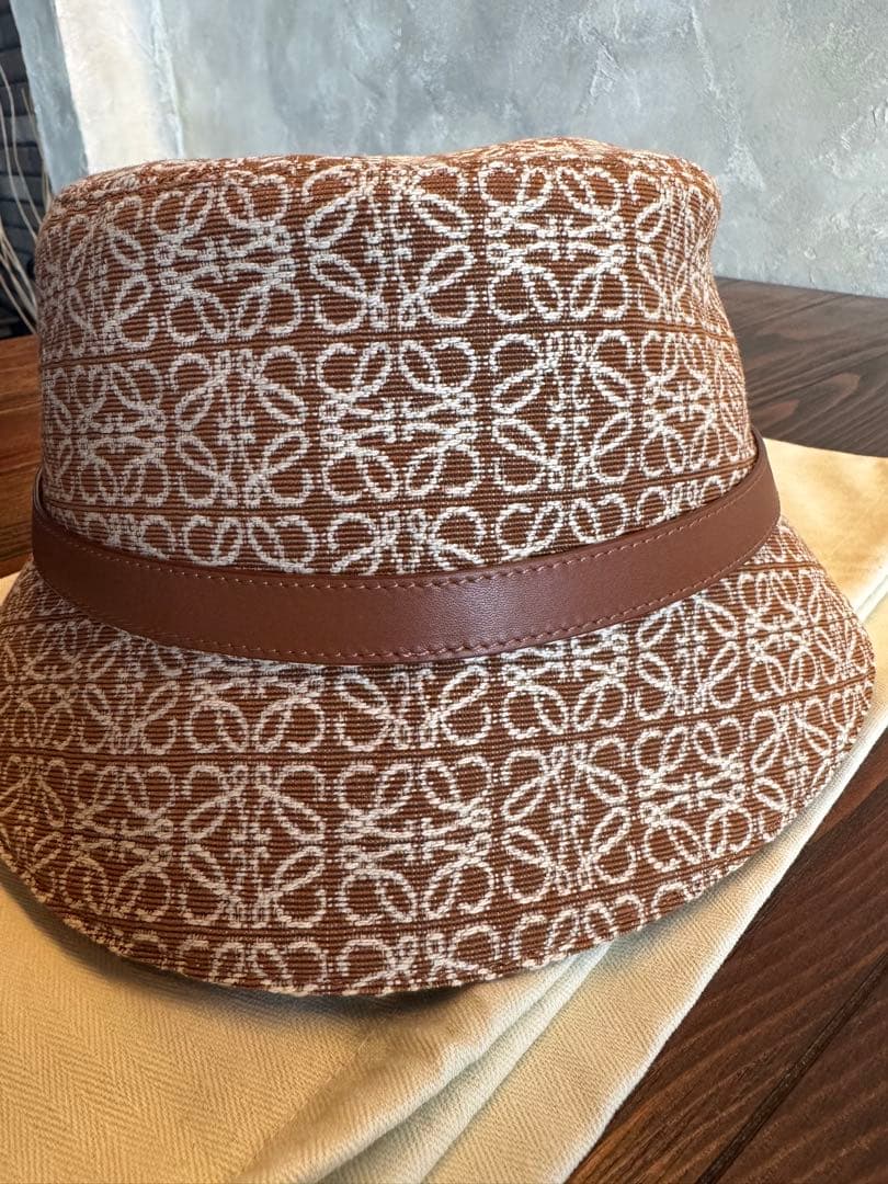 LOEWE バケットハット ブラウン