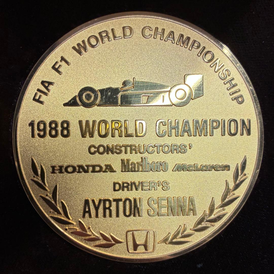 アイルトン・セナ FIA F1 1988年ワールドチャンピオン 記念メダル