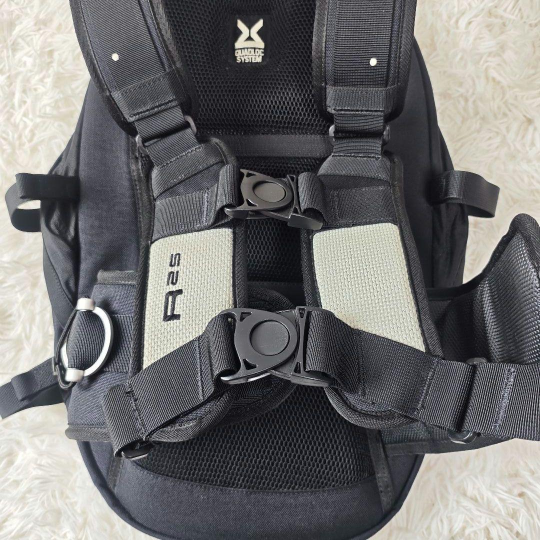 【美品】Kriega R25 バイク用 高耐久バックパック ブラック