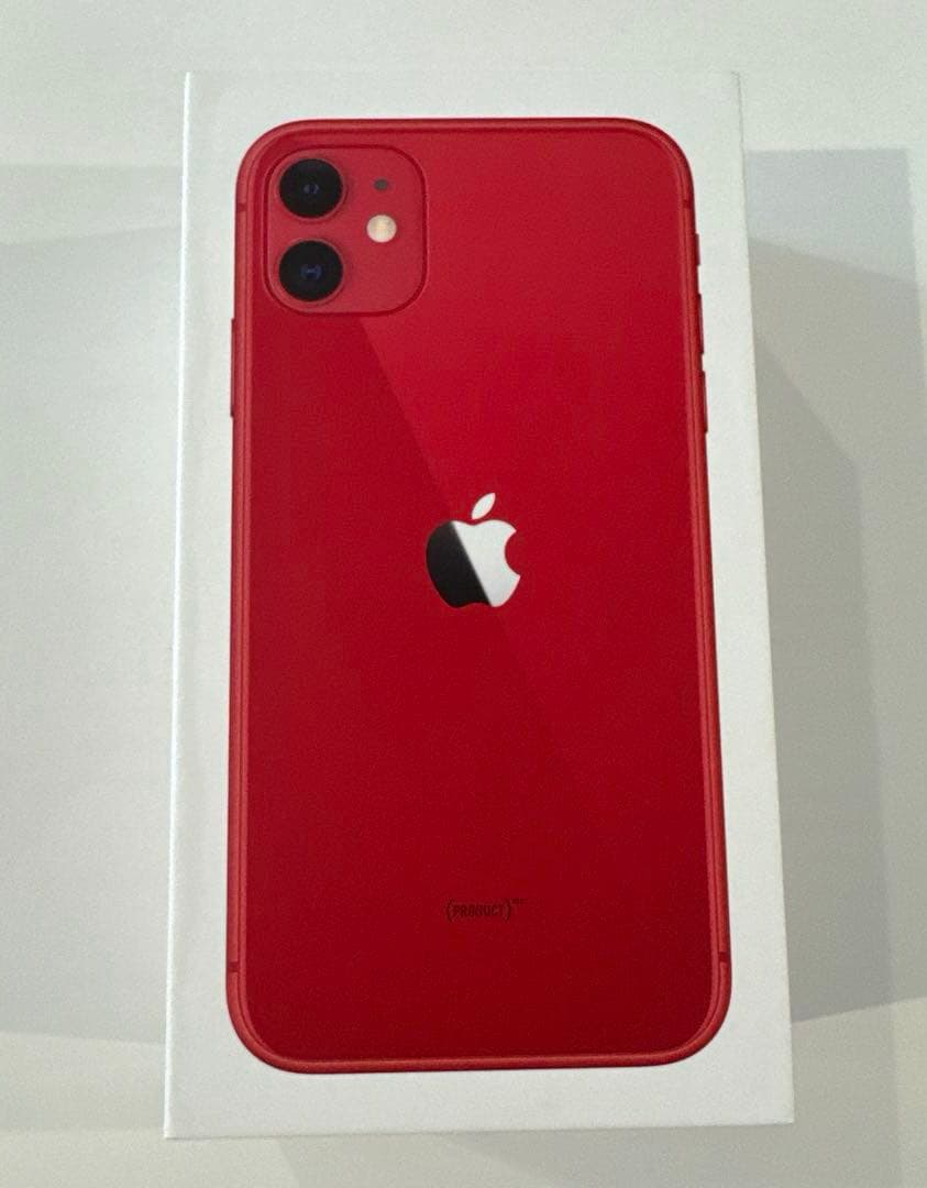 Apple iPhone 11 RED(PRODUCT）64gb 本体