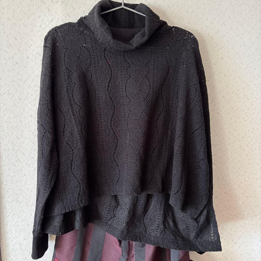 エイココンドウガウチョパンツとニットタートルセット