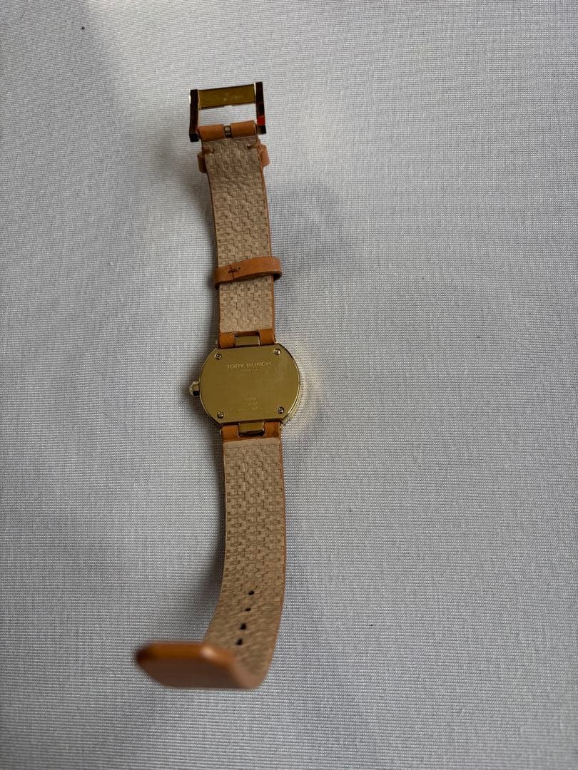 TORY BURCH ベージュレザー腕時計